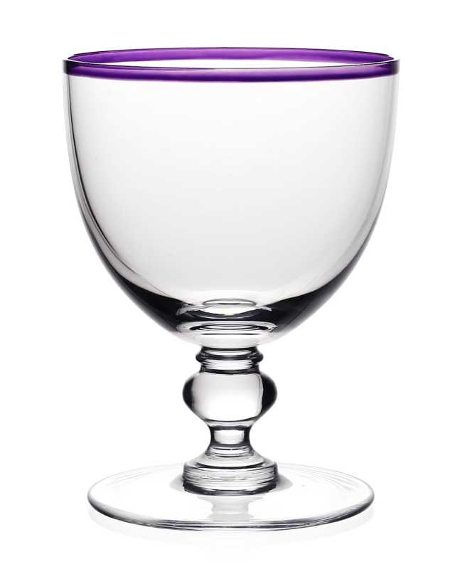Sienna Water Glass Amethyst